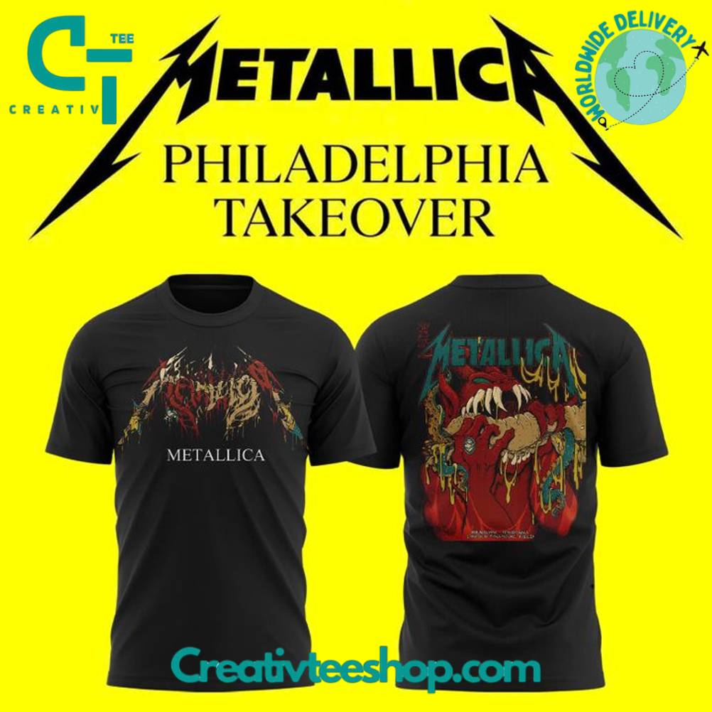 Philadelphia Eagles x Metallica M72 World Tour TAKEOVER Special Tee