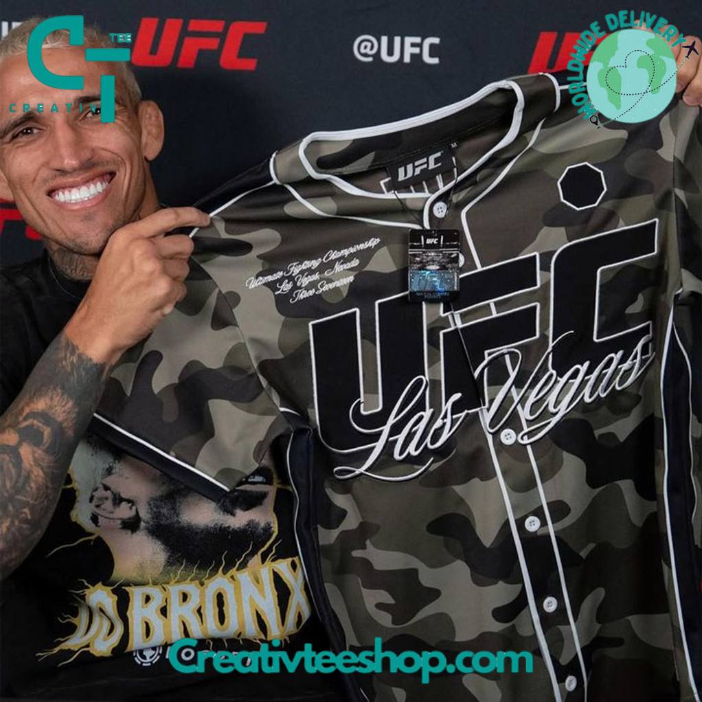 UFC 317 Camo Fashion Special Baseball Jersey