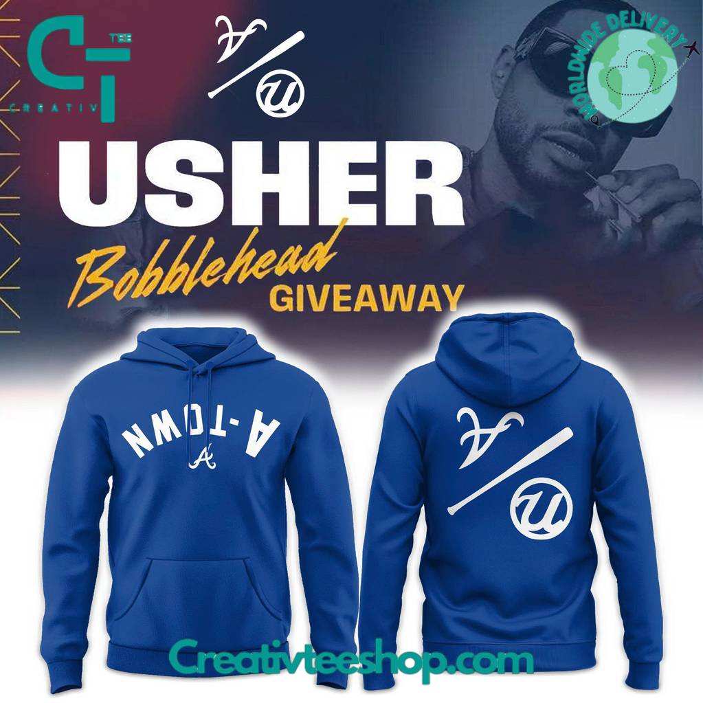 Usher x Atlanta Braves A-Town Upside Down Special Hoodie