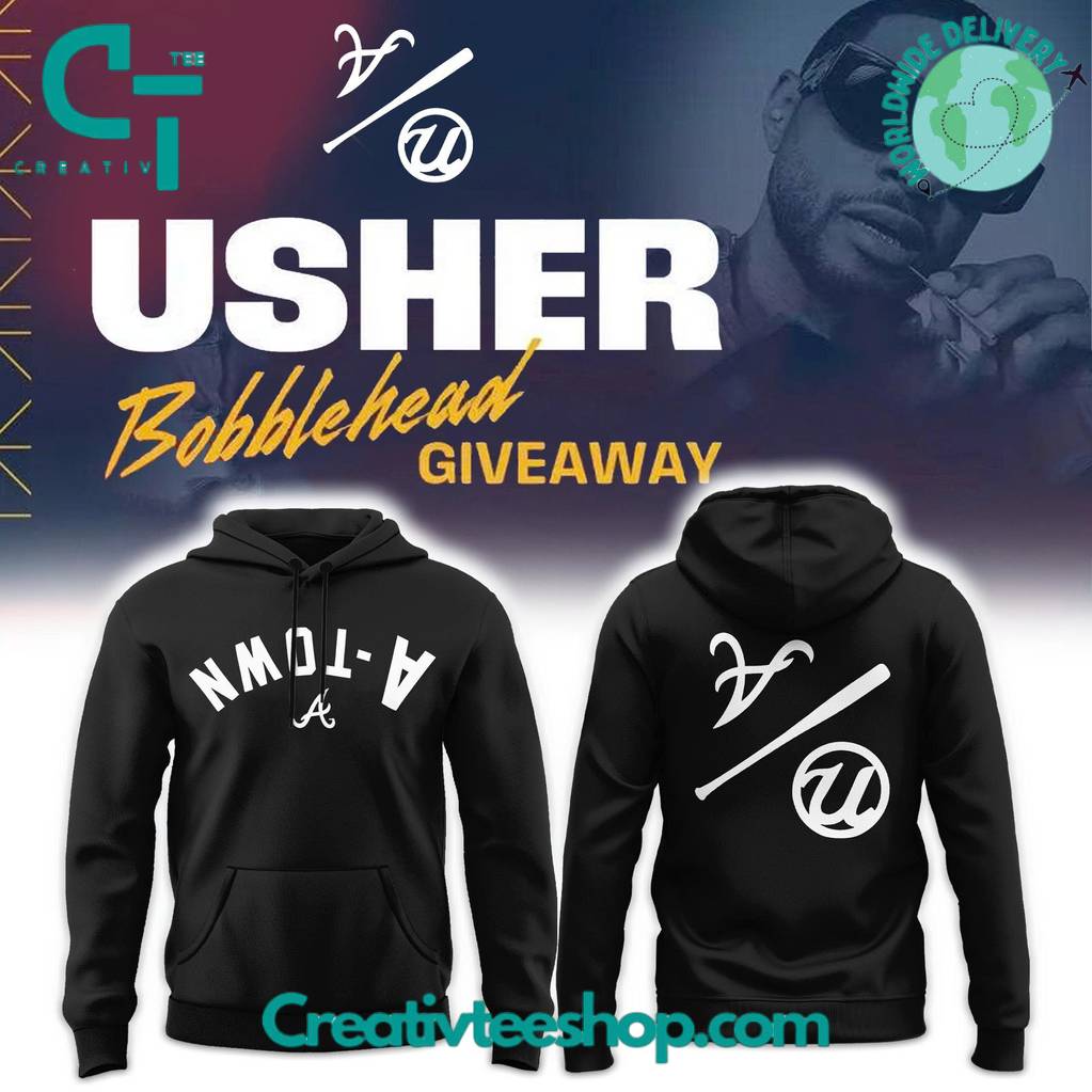 Usher x Atlanta Braves A-Town Upside Down Special Hoodie