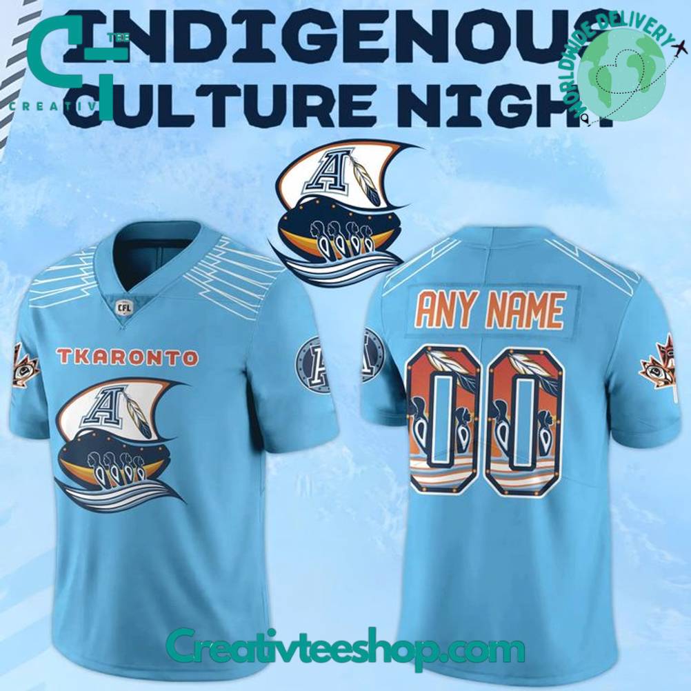 Toronto Argonauts 2025 National Indigenous Culture Night Football Jersey