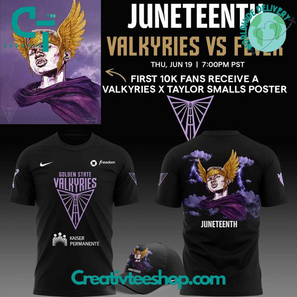 Golden State Valkyries x Juneteenth 2025 Special Tee
