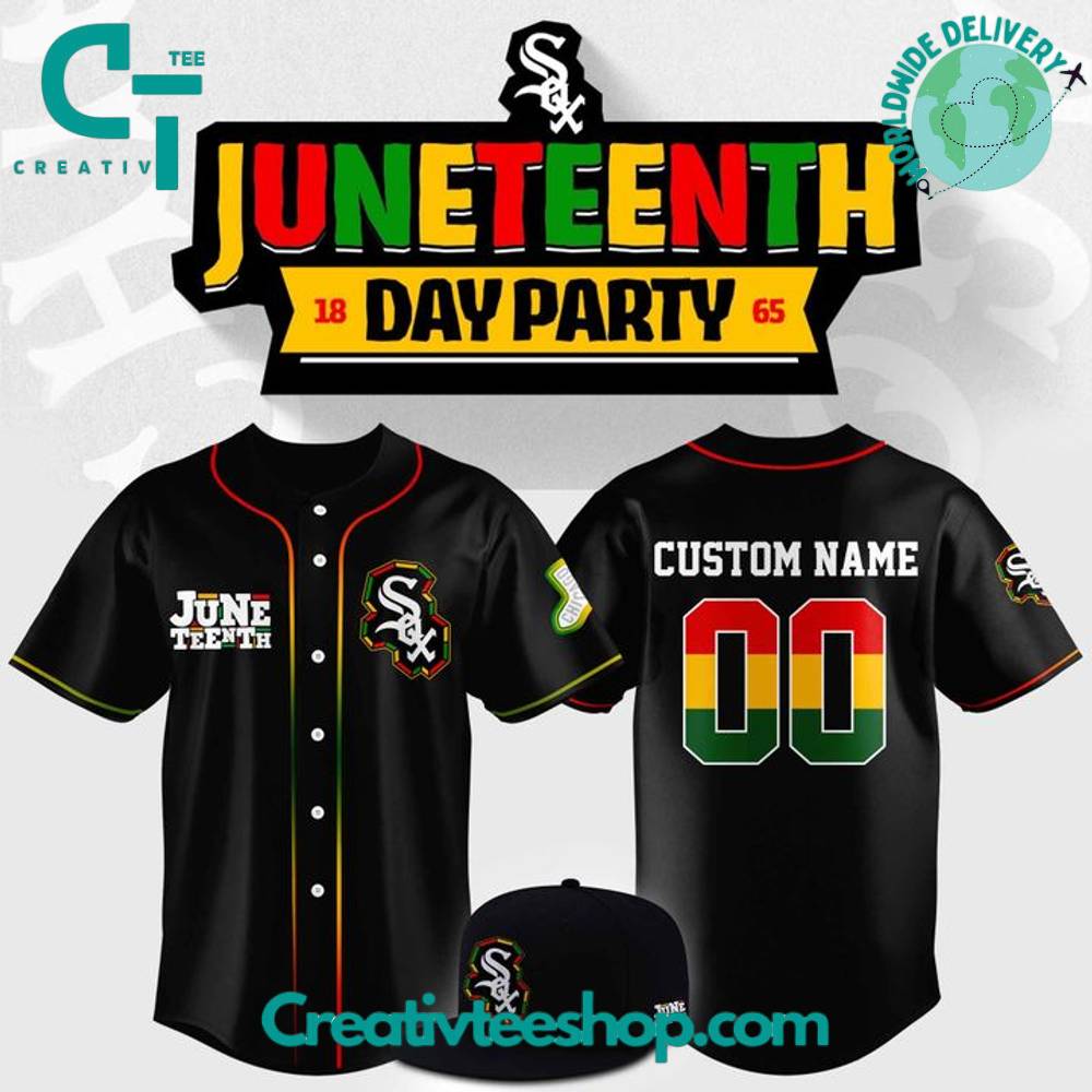 Chicago White Sox 2025 Juneteenth Heritage Black Baseball Jersey