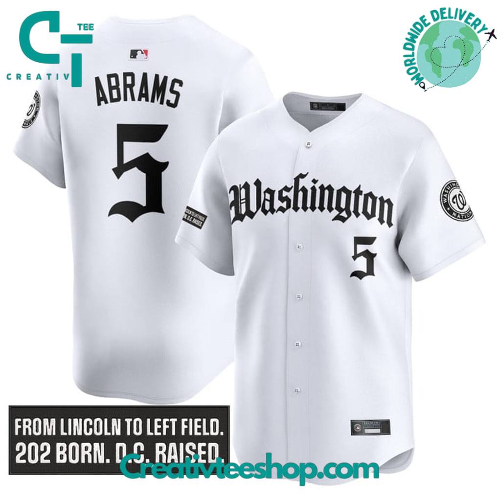 Washington Nationals ‘Gothic Capitol Edition’ Custom Baseball Jersey