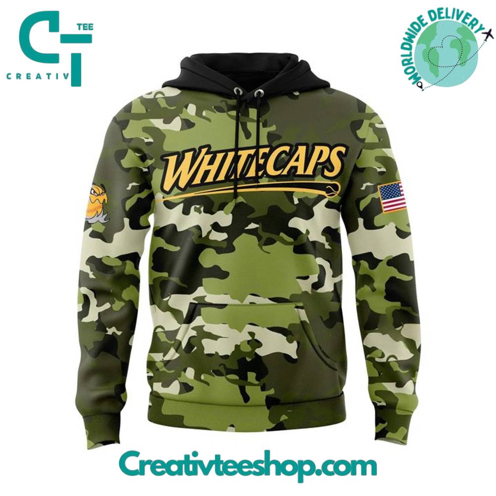 West Michigan Whitecaps Memorial Day Camo Hoodie