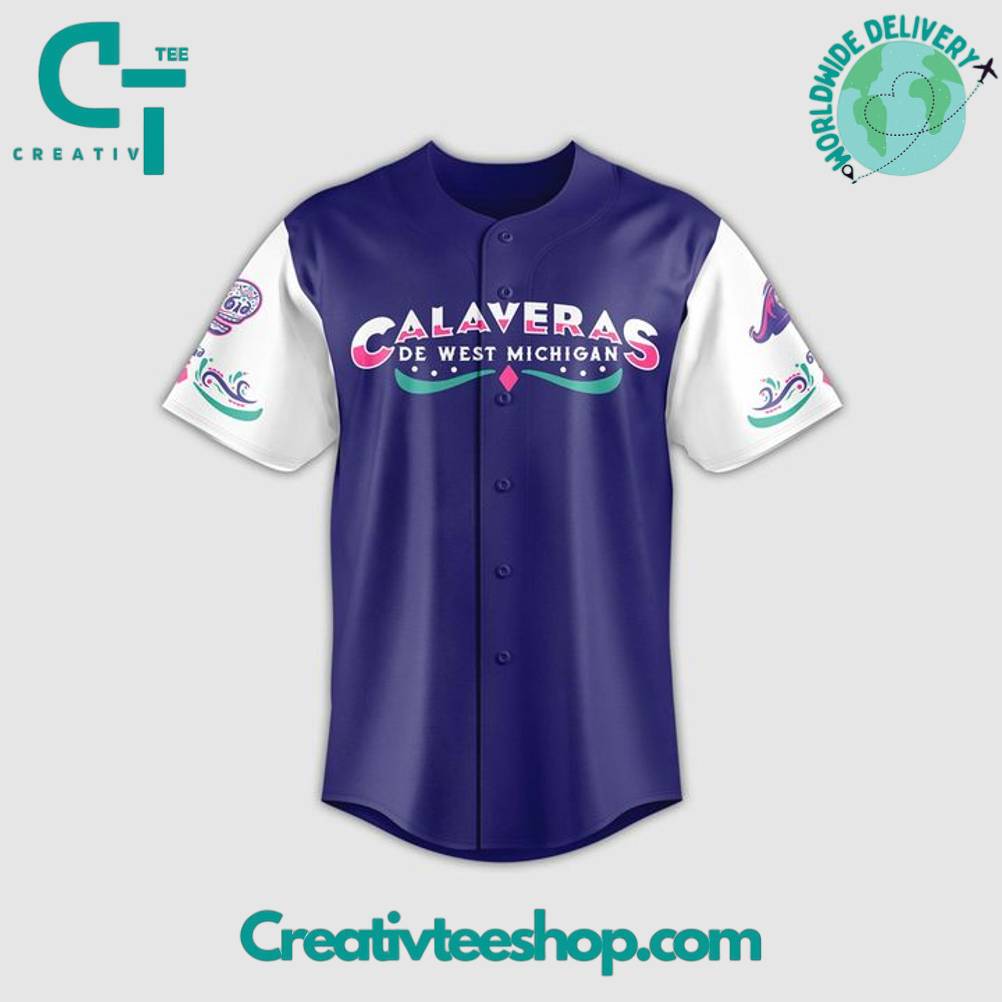 West Michigan Whitecaps Refresh Calaveras New Look 2025 Personalized Baseball Jersey