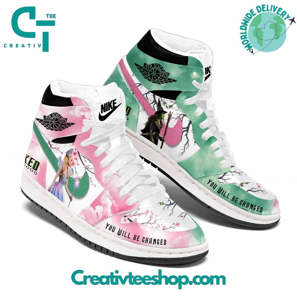 Wicked “You will be Changed For Good” Special Air Jordan 1 Sneaker
