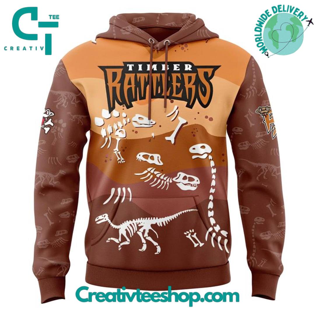 Wisconsin Timber Rattlers x Dino Night Special New Hoodie