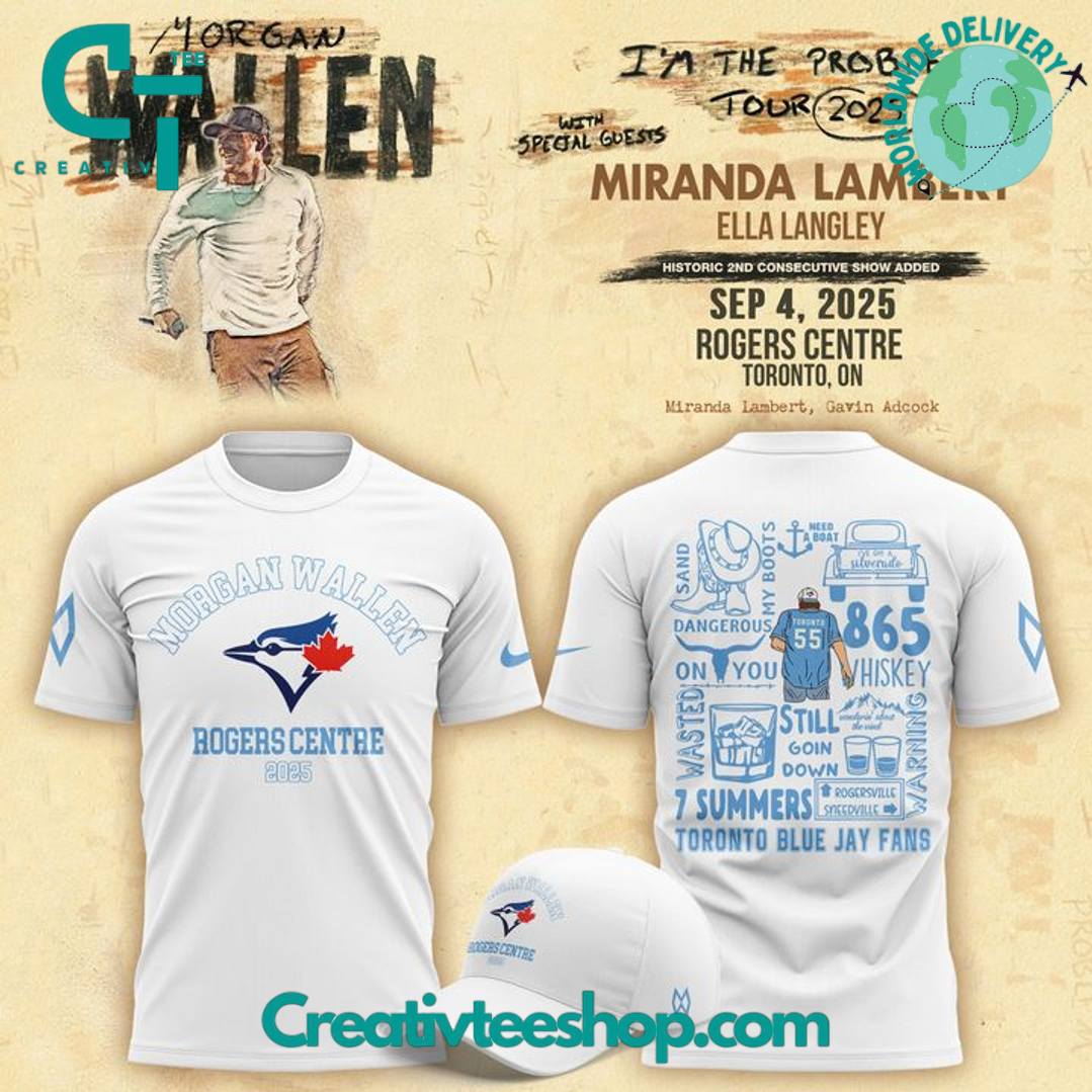 Toronto Blue Jays x Morgan Wallen “I’m The Problem Tour” 2025 Special Tee