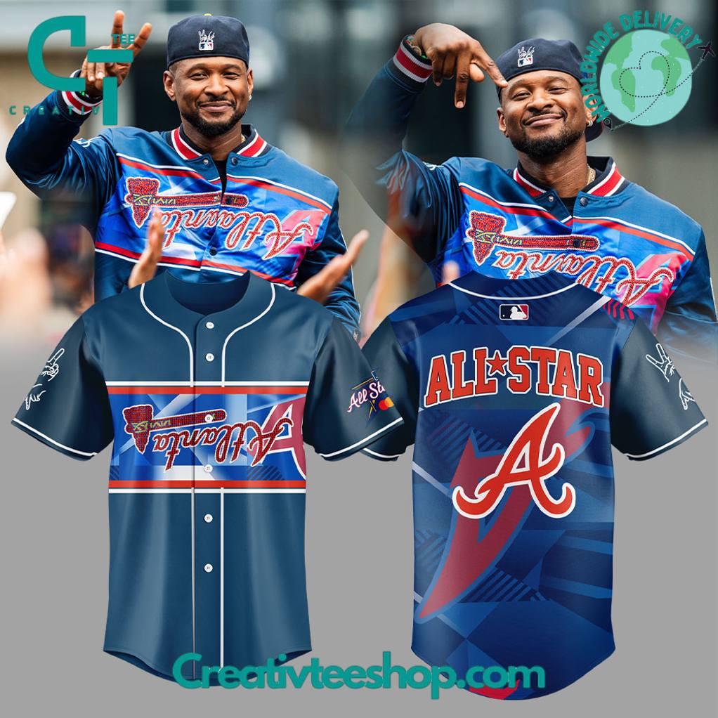 Atlanta Braves x Usher ATown Down Special Baseball Jersey