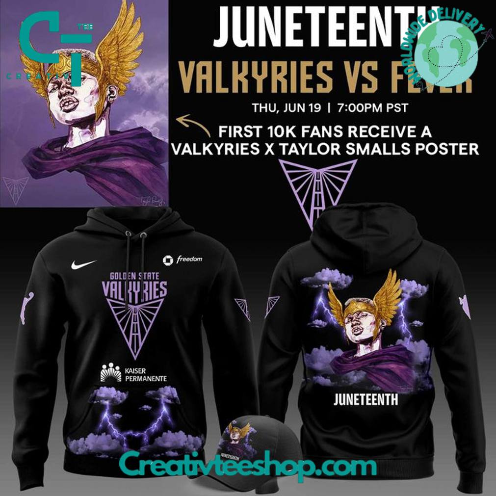 Golden State Valkyries x Juneteenth 2025 Special Hoodie