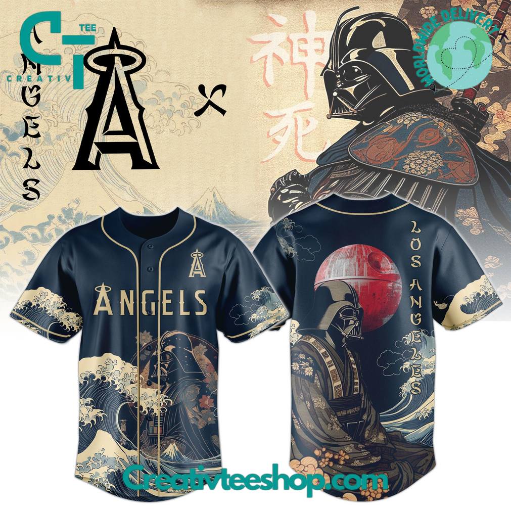 Los Angeles Angels x Lord Vader Japan Edition 2025 Baseball Jersey