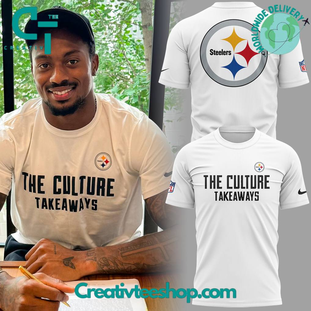 Pittsburgh Steelers “The Culture Takeaways” Special White Tee