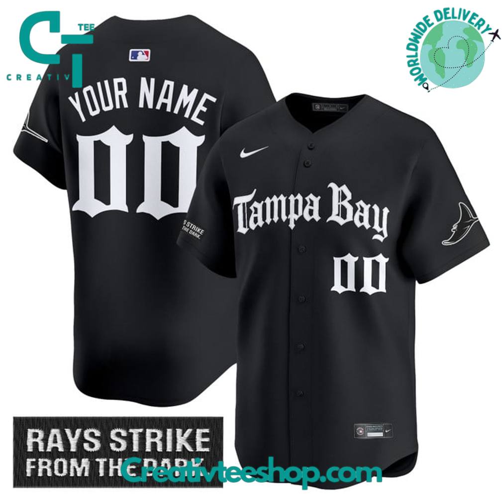Tampa Bay Rays ‘Gothic Deepwater Edition’ Custom Baseball Jersey