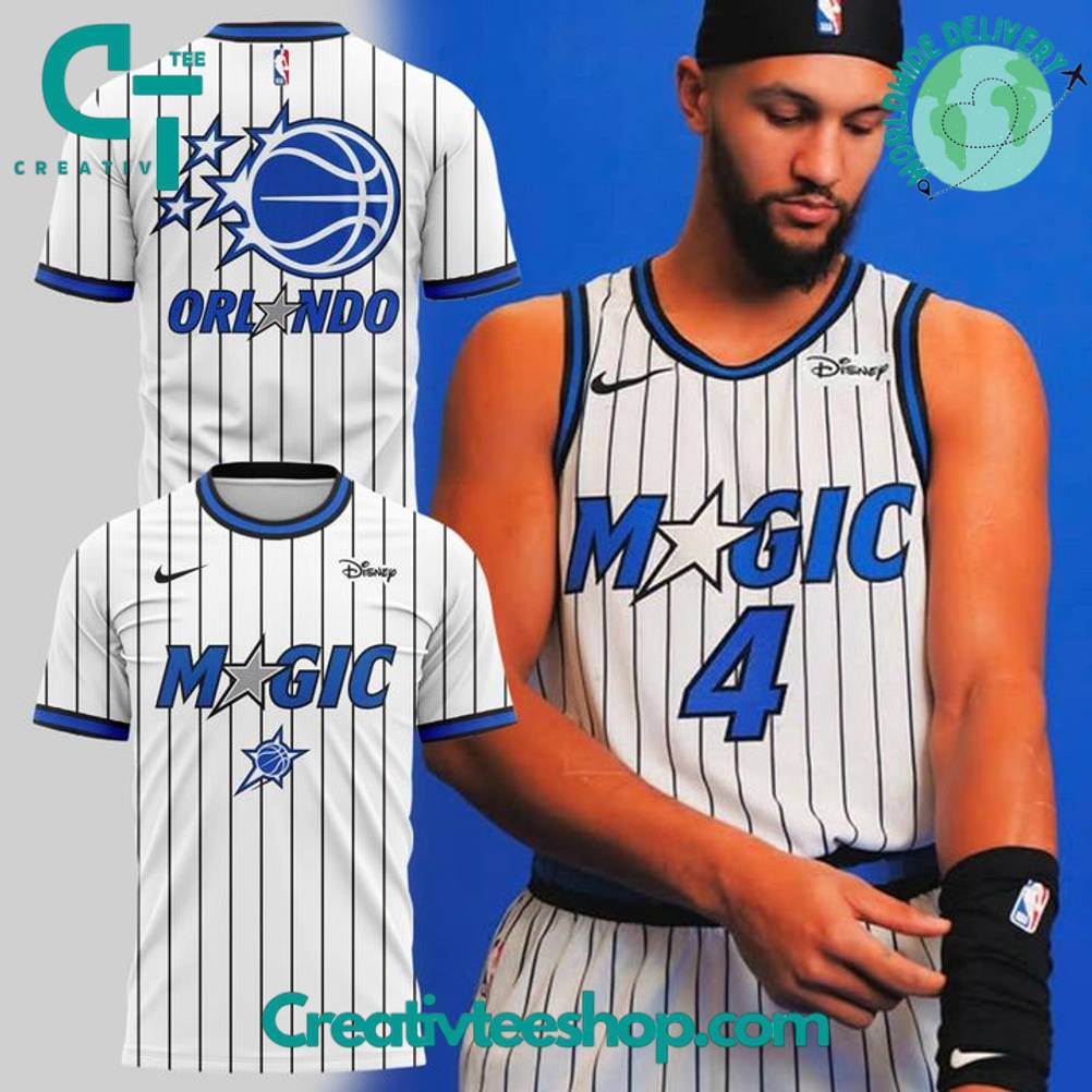 Orlando Magic The Star Uniform 2025 Special White Tee
