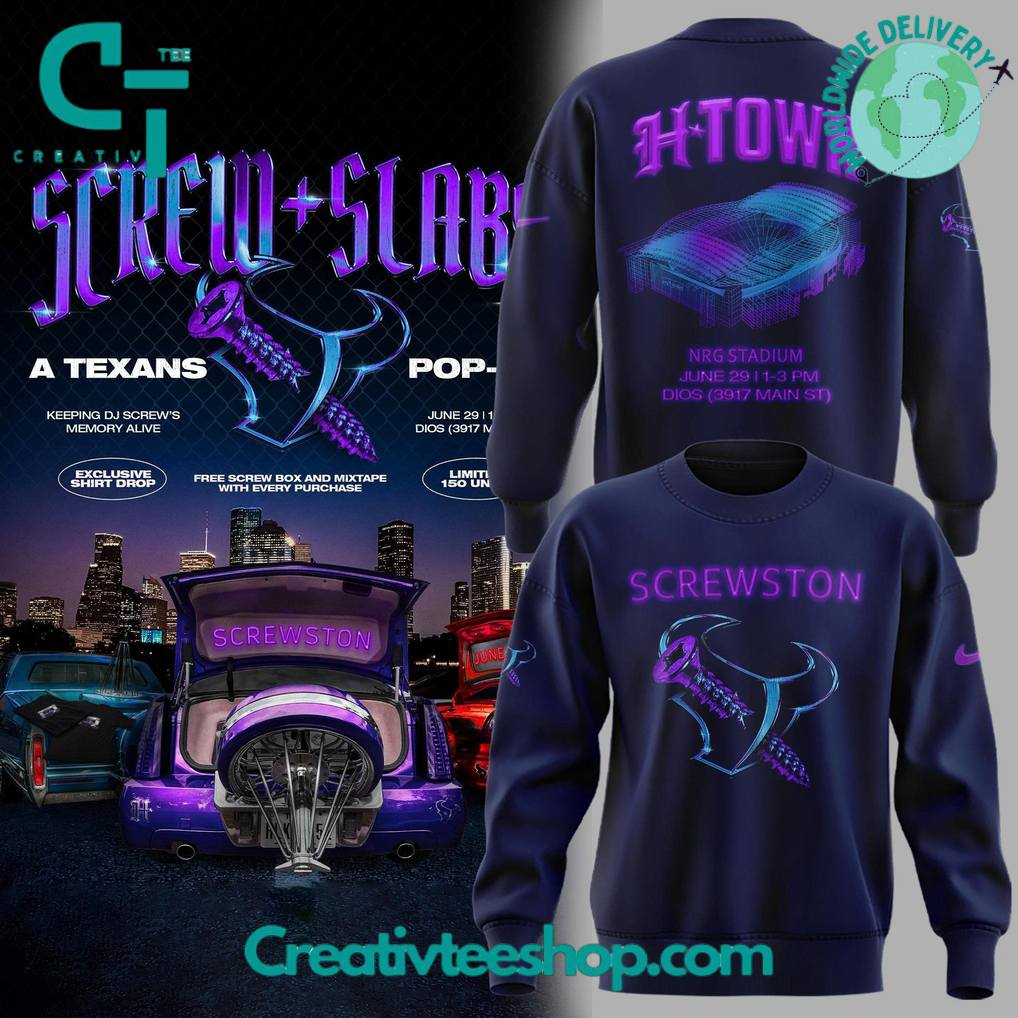 Houston Texans x DJ Screw “Screwston” Special Sweatshirt