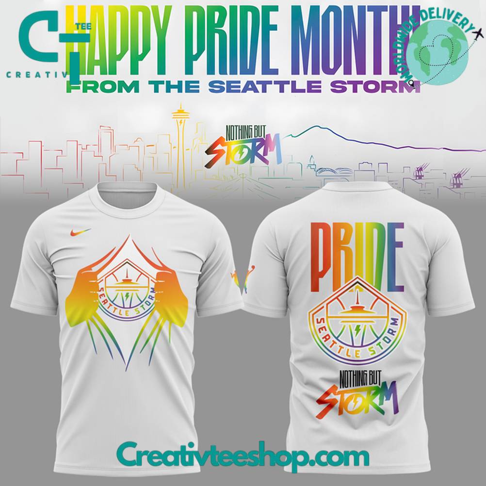 Seattle Storm Happy Pride Month 2025 Special Tee