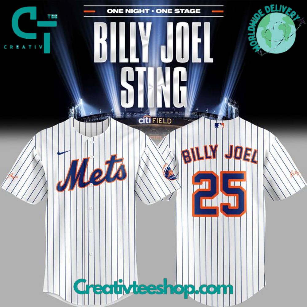 New York Mets x Billy Joel Sting Special Baseball Jersey