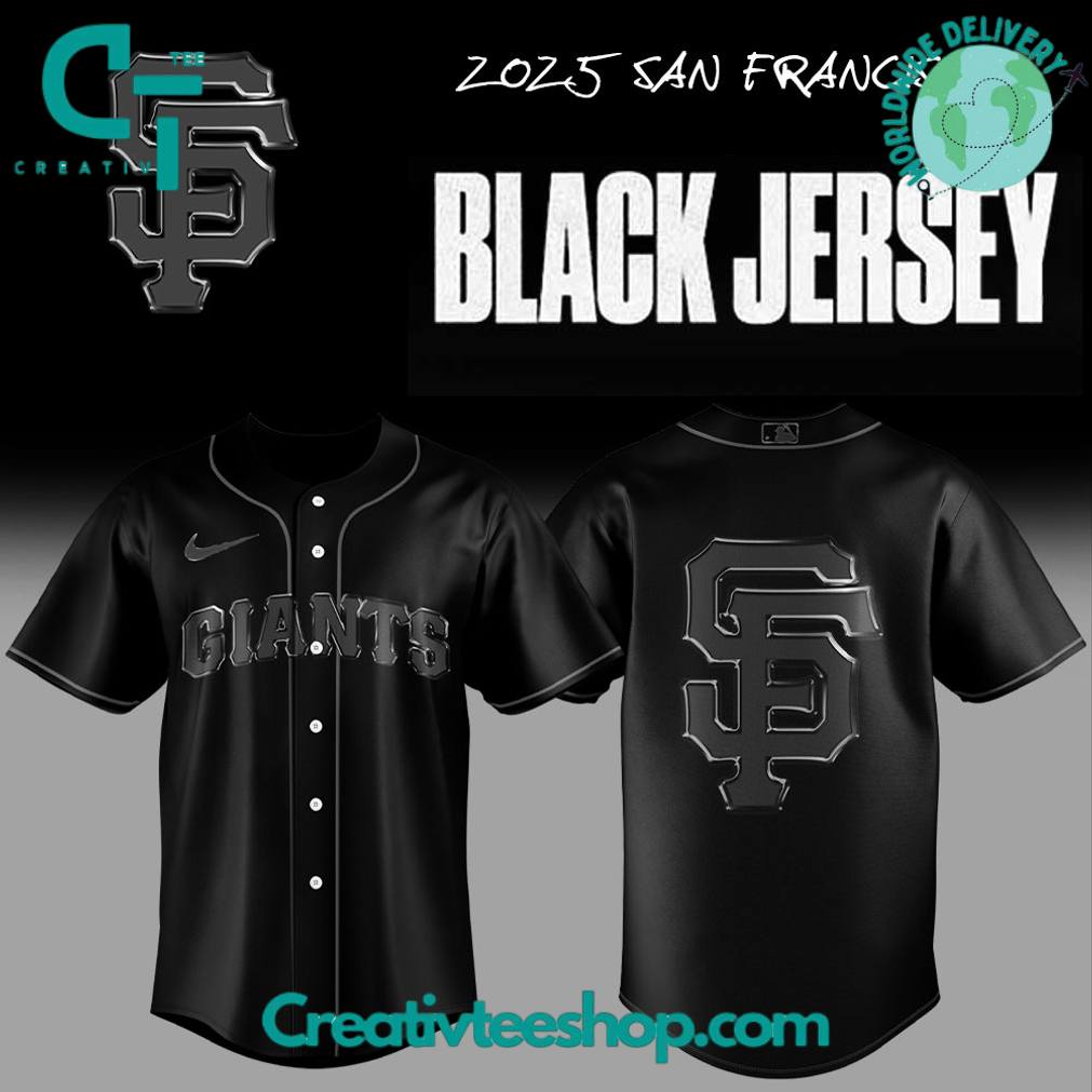 San Francisco Giants “Back to Black” Special Baseball Jersey