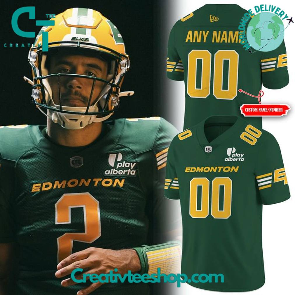 Edmonton Elks Special New 2025 Home Football Jersey