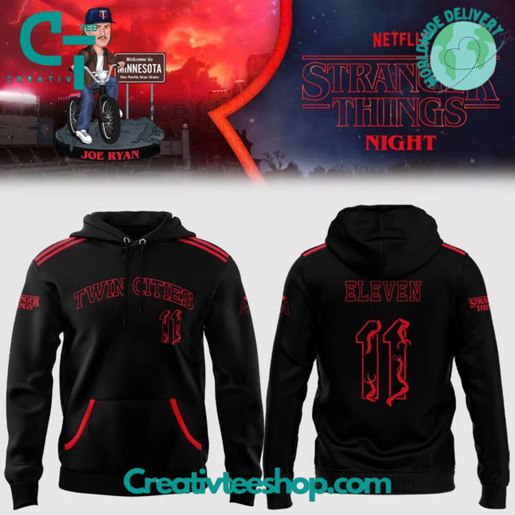 Minnesota Twins x Stranger Things Night Special Hoodie