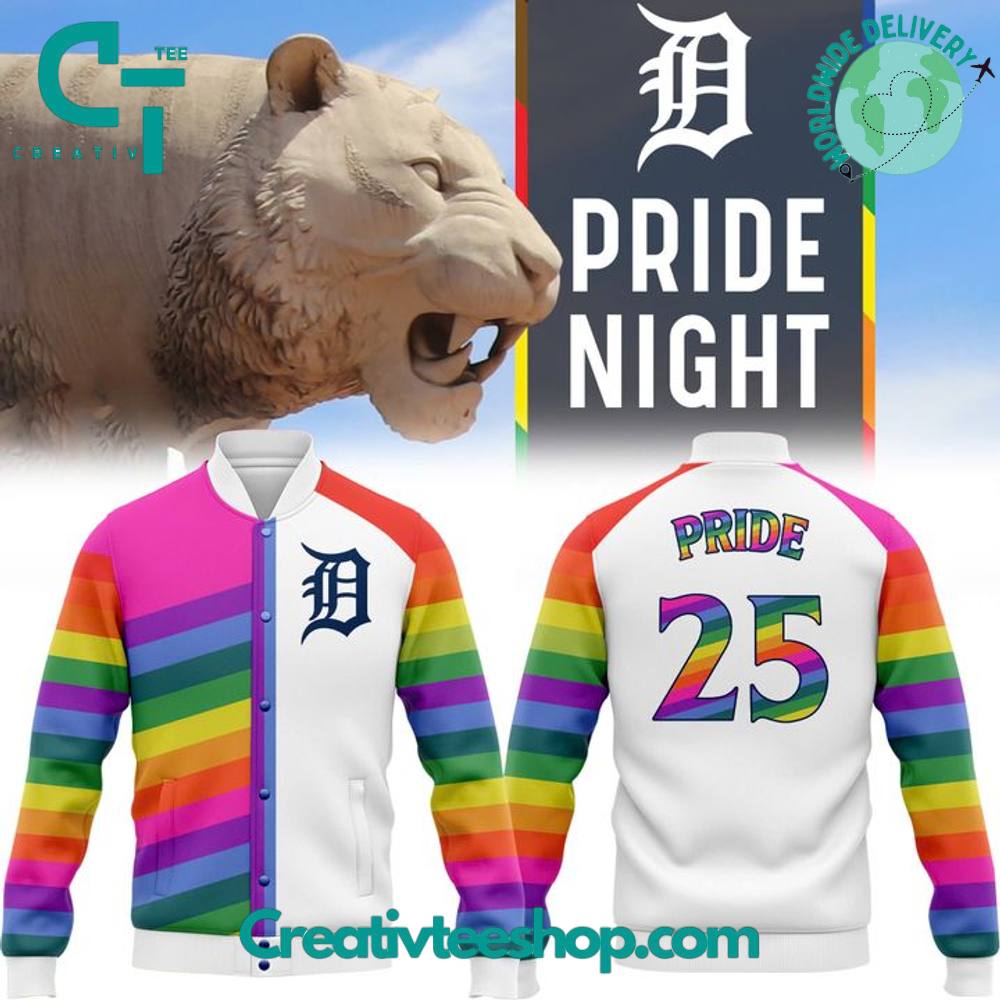 Detroit Tigers Pride Night Special Edition Baseball Jacket