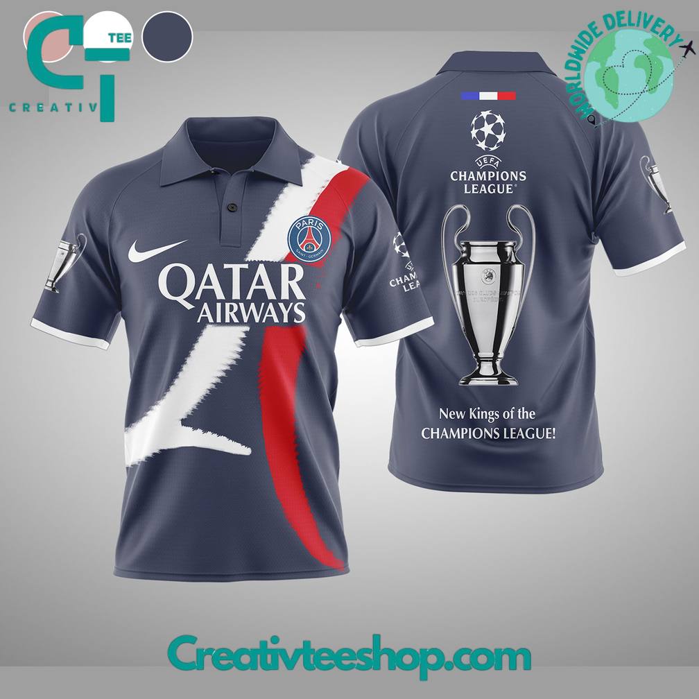 Paris Saint Germain “New King of Champions League” Special Polo Shirt