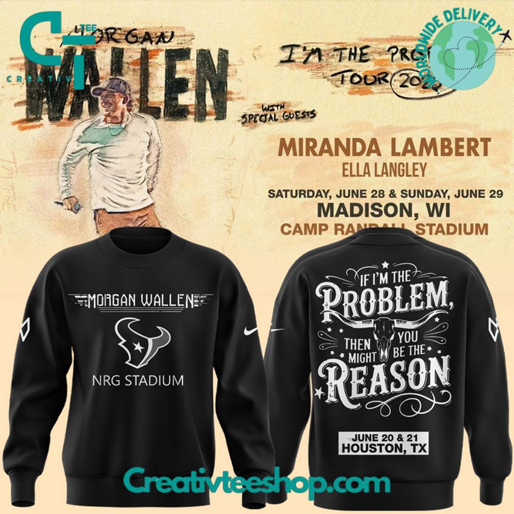 Houston Texans x Morgan Wallen Tour 2025 Special Sweatshirt