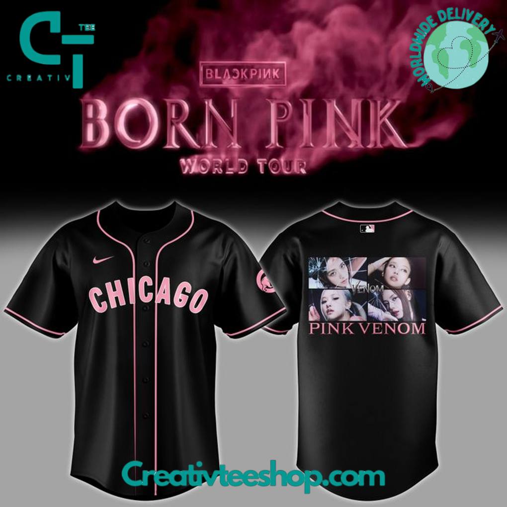 Chicago Cubs x Blackpink World Tour 2025 Special Baseball Jersey