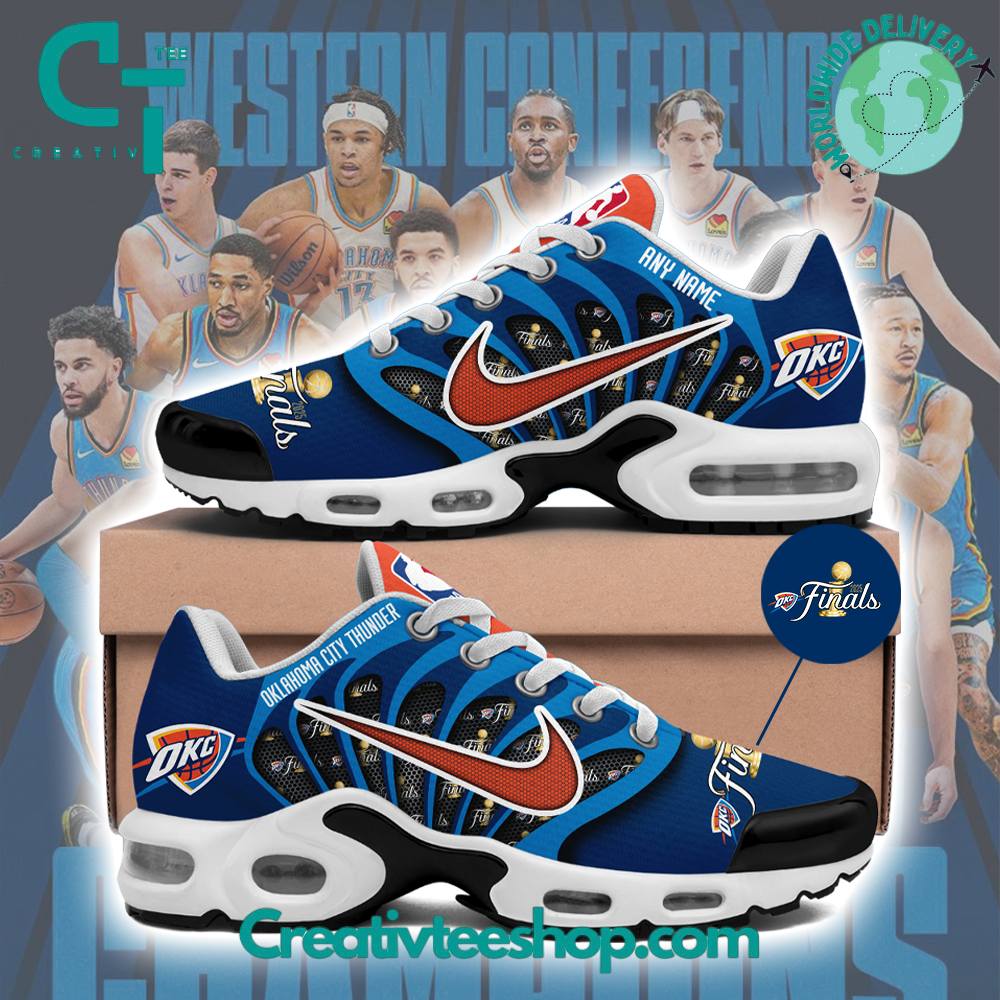 Oklahoma City Thunder NBA Final 2025 Special Air Max Shoes