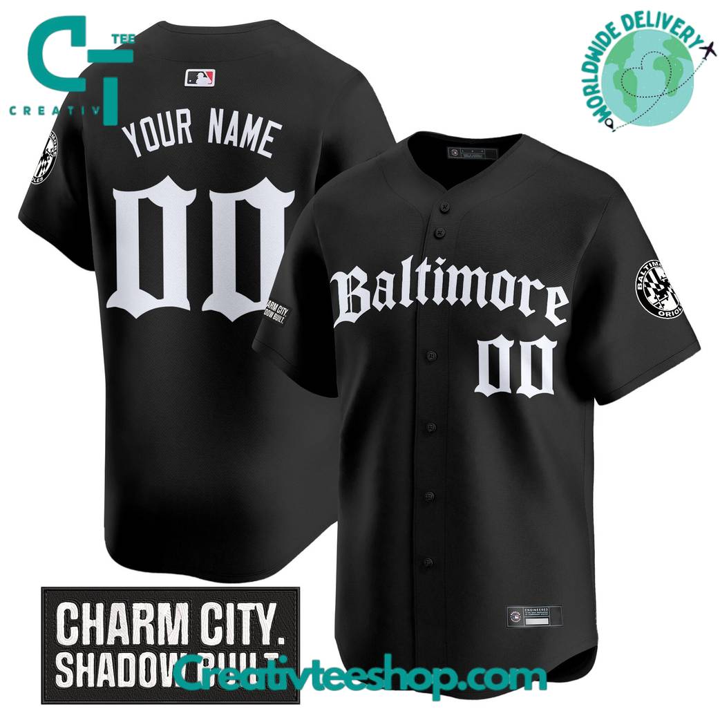Baltimore Orioles ‘Gothic Harbor Edition’ Special Baseball Jersey