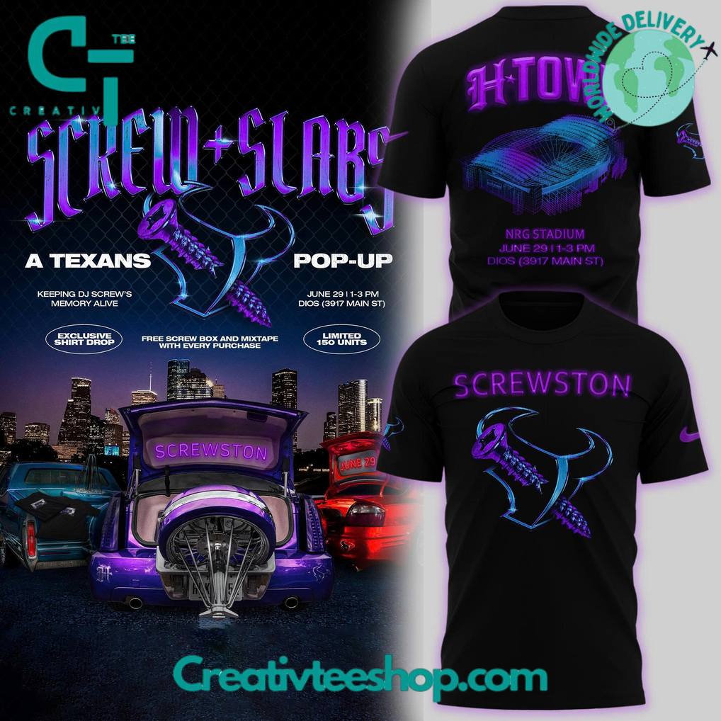 Houston Texans x DJ Screw “Screwston” Special Tee