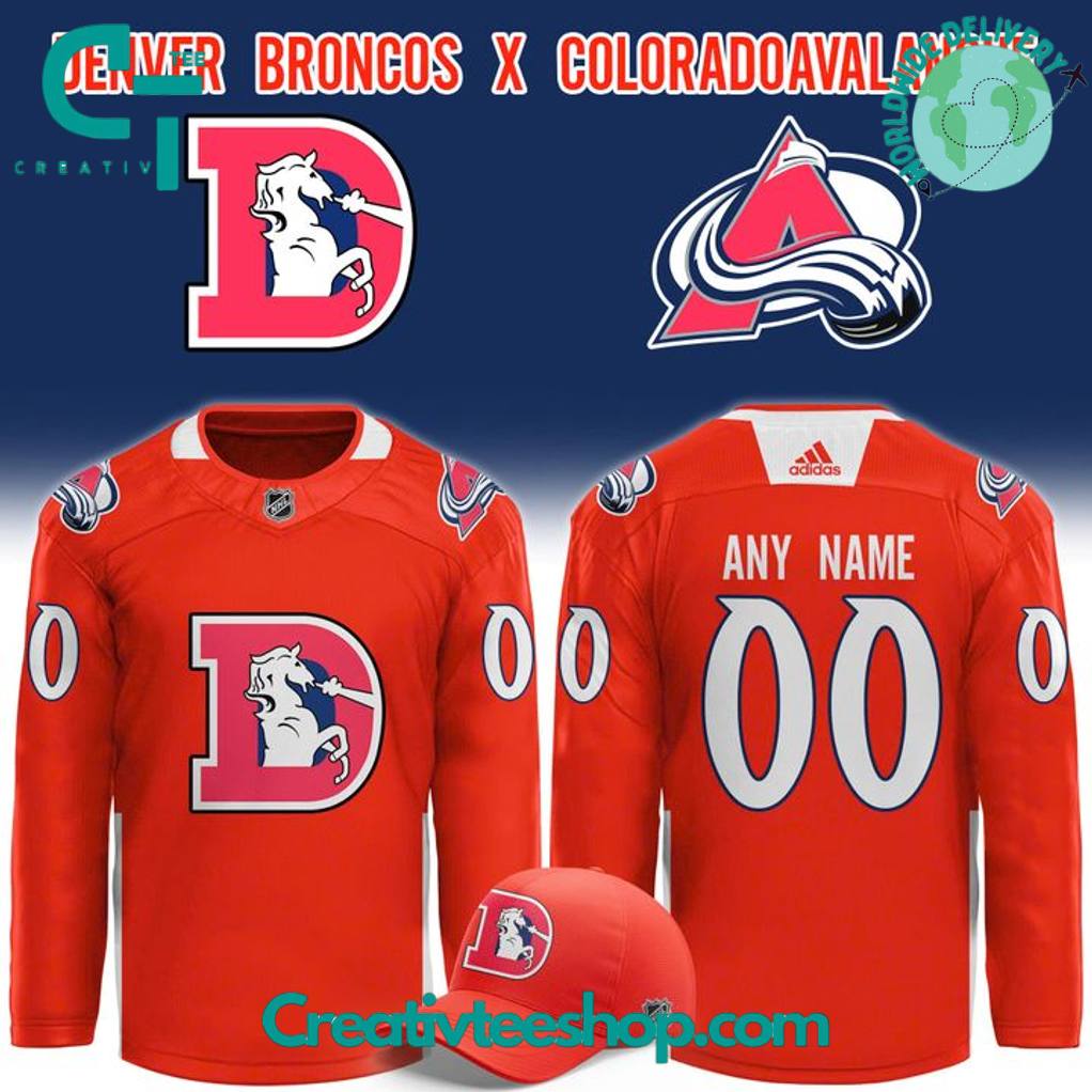 Denver Broncos x Colorado Avalanche Special Edition Hockey Jersey