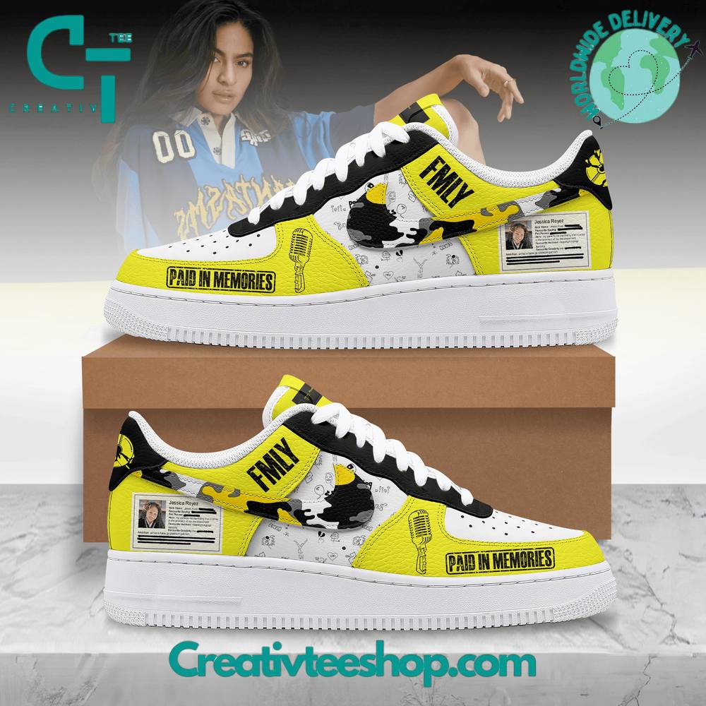 Jessie Reyez “Paid in Memories” Special Air Force 1 Sneaker