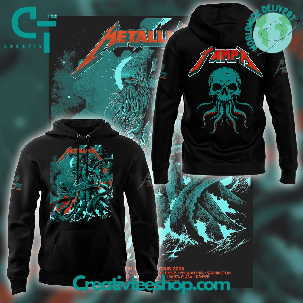 Metallica M72 World Tour Tampa Special Hoodie