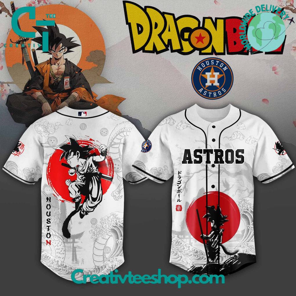 Houston Astros x Dragon Ball 2025 Japan Edition Baseball Jersey