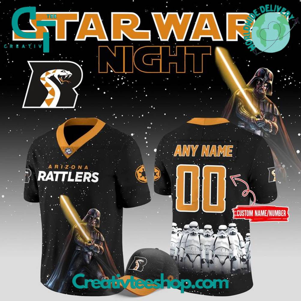 Arizona Rattlers x Star Wars Night 2025 Special Football Jersey