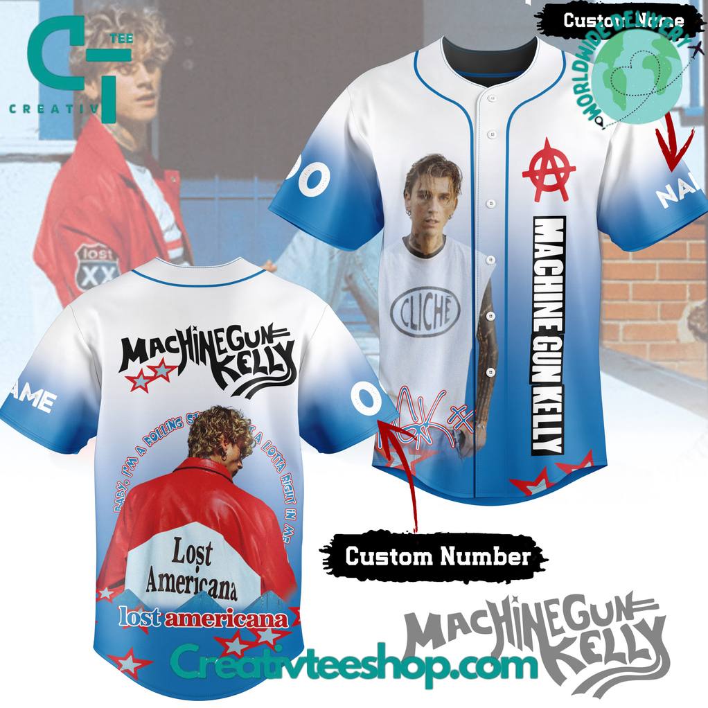 Machine Gun Kelly “Lost Americana” Custom Jersey