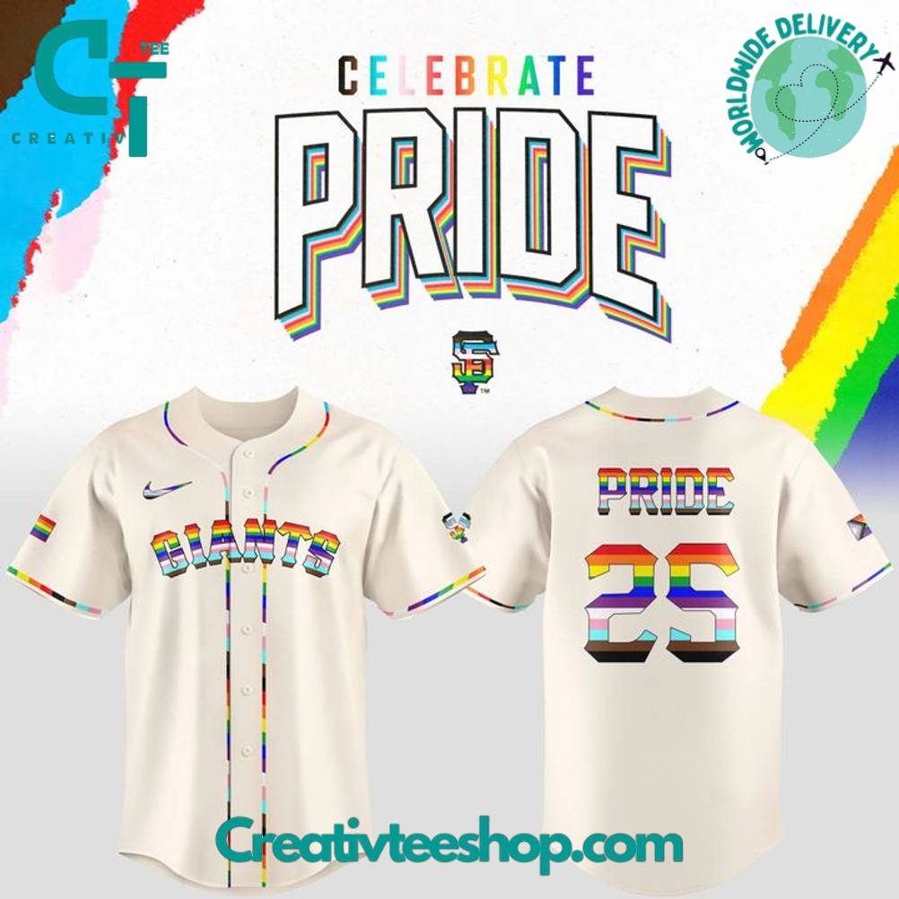 San Francisco Giants Celebrate Pride Month 2025 Special Baseball Jersey