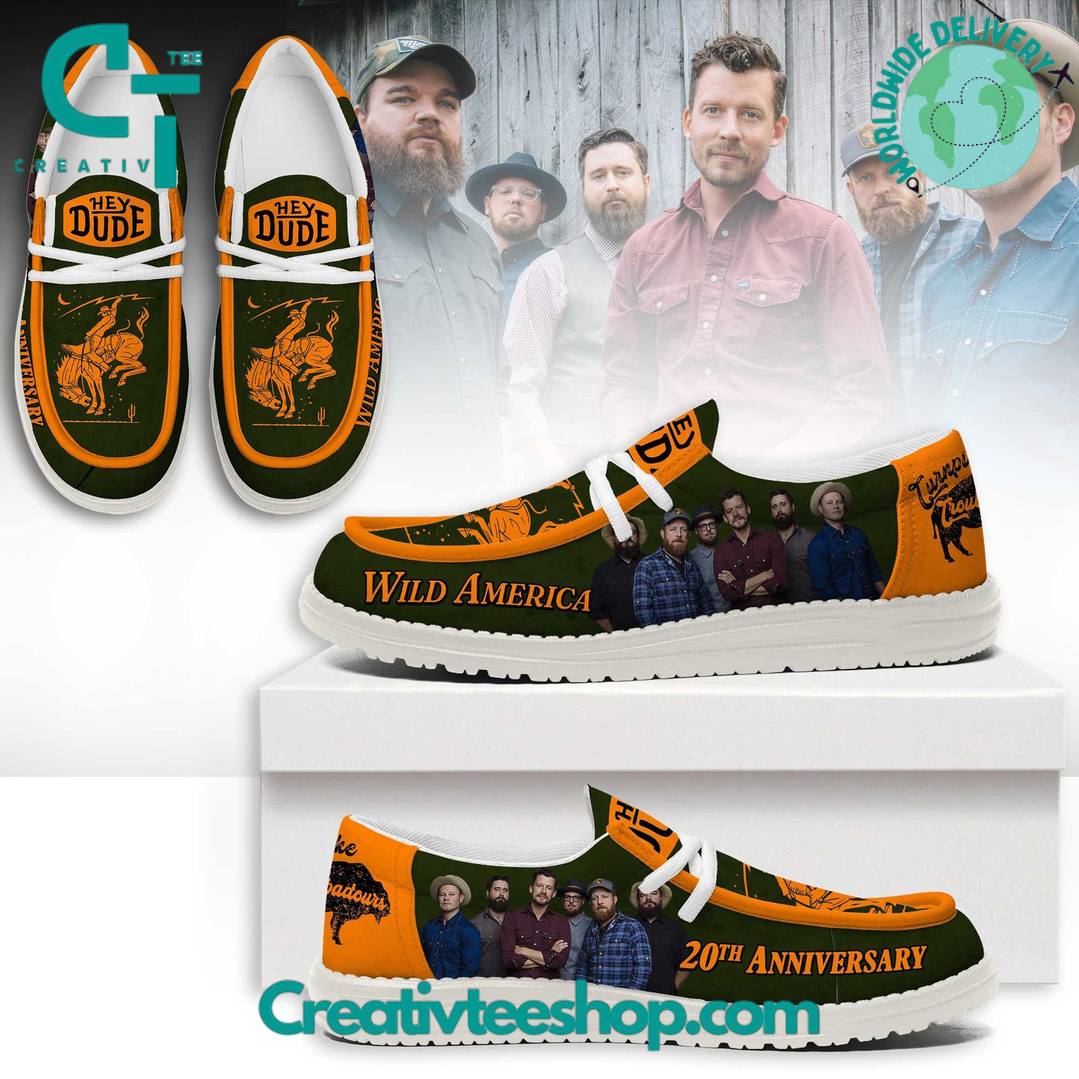 Turnpike Troubadours Wild America 20th Anniversary Loafer Shoes