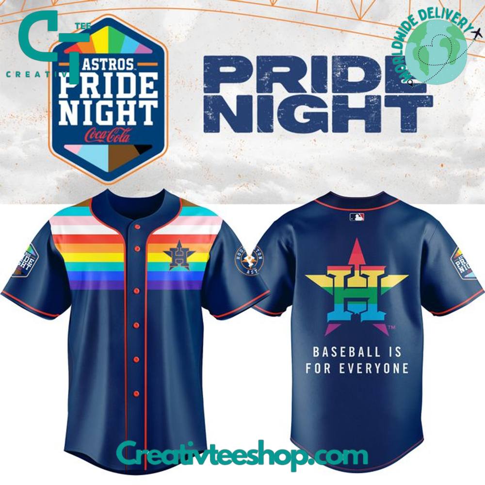 Houston Astros 2025 Pride Night Special Baseball Jersey