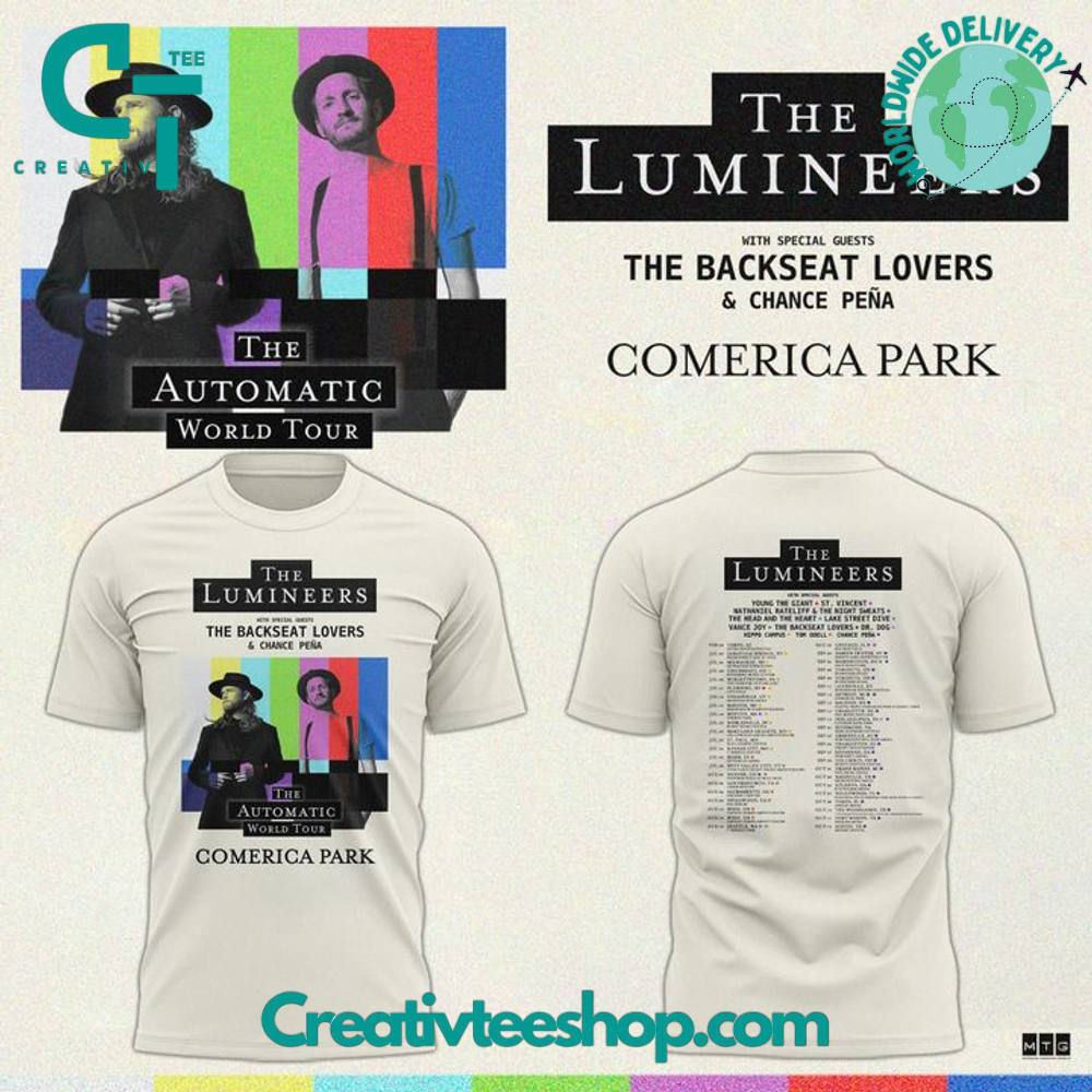 Detroit Tigers x The Lumineers Automatic World Tour Special Tee