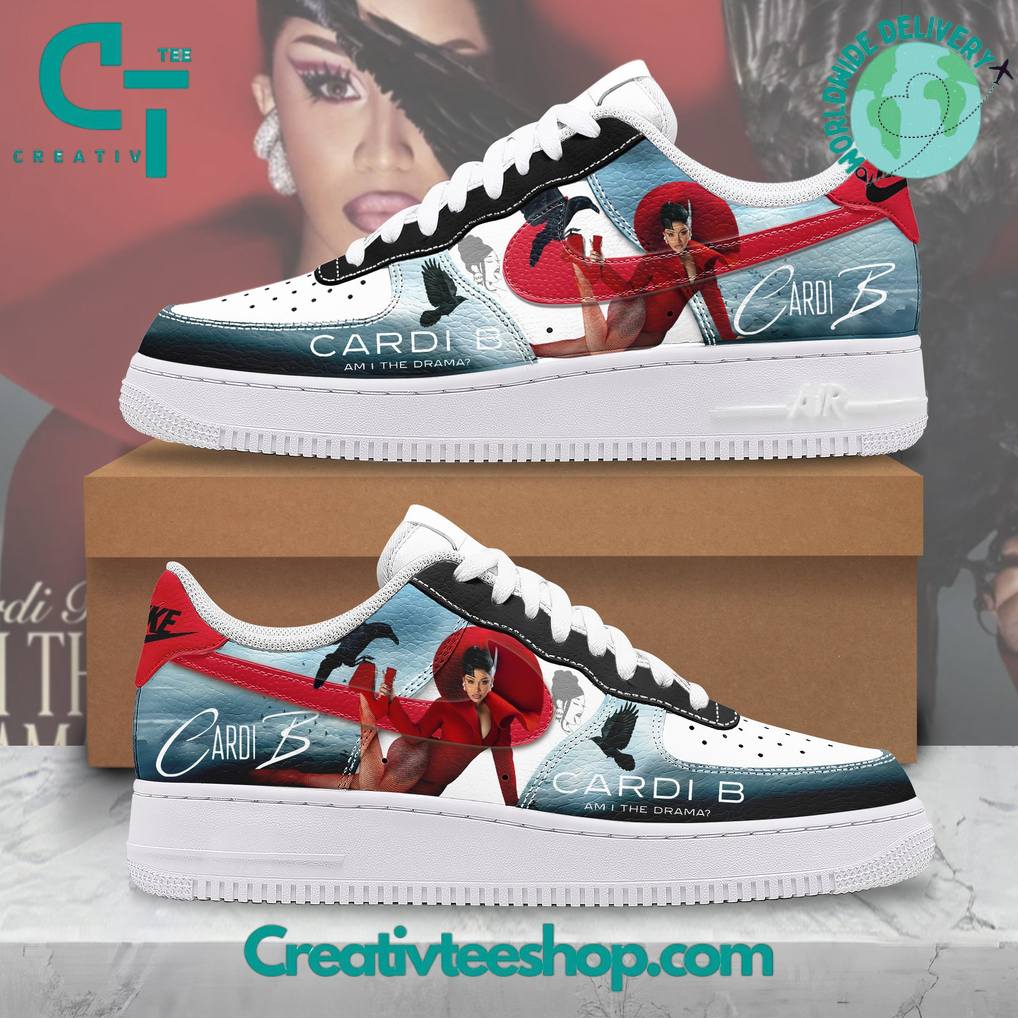 Cardi B “Am I The Drama?” Special Air Force 1 Sneaker