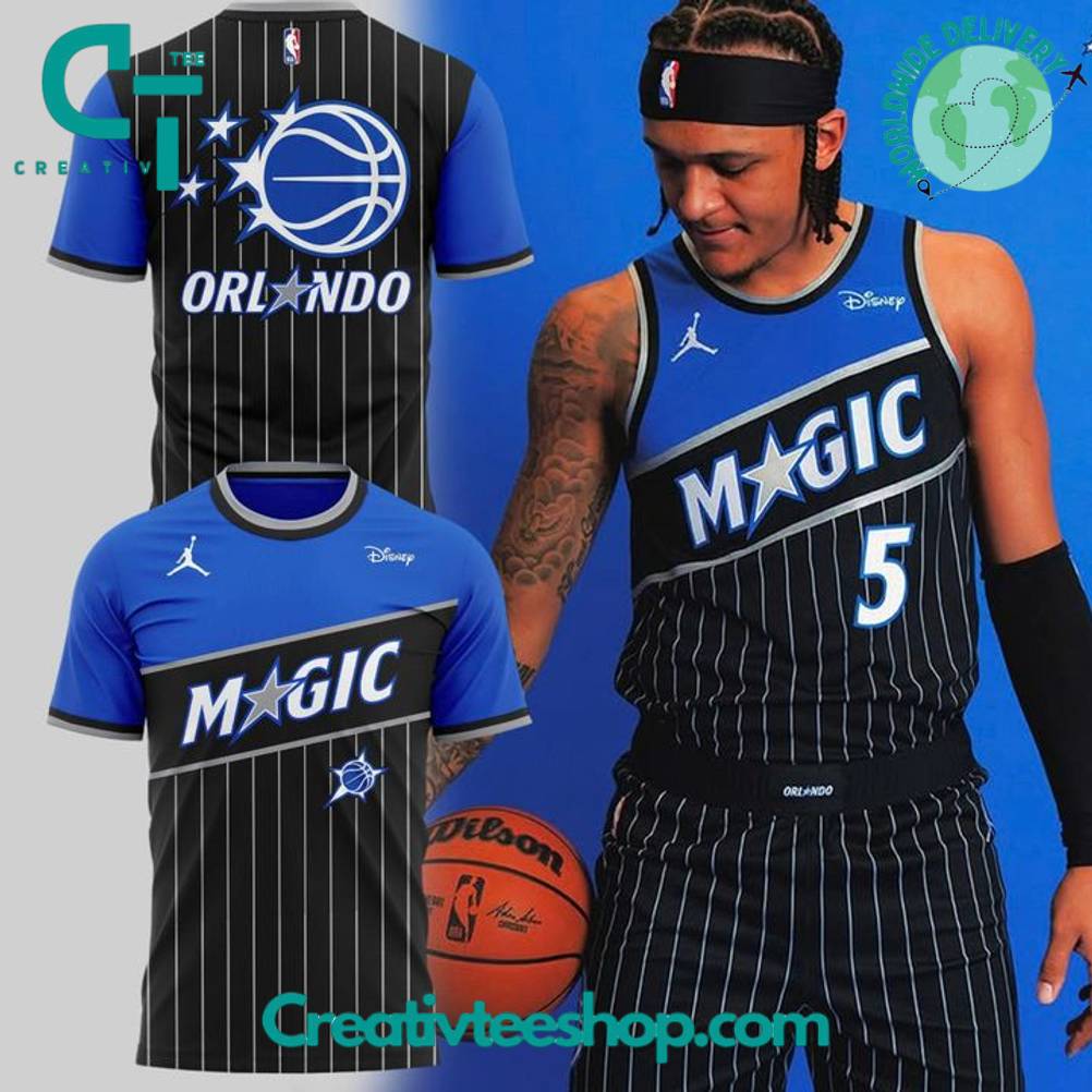 Orlando Magic The Star Uniform 2025 Special Black Tee