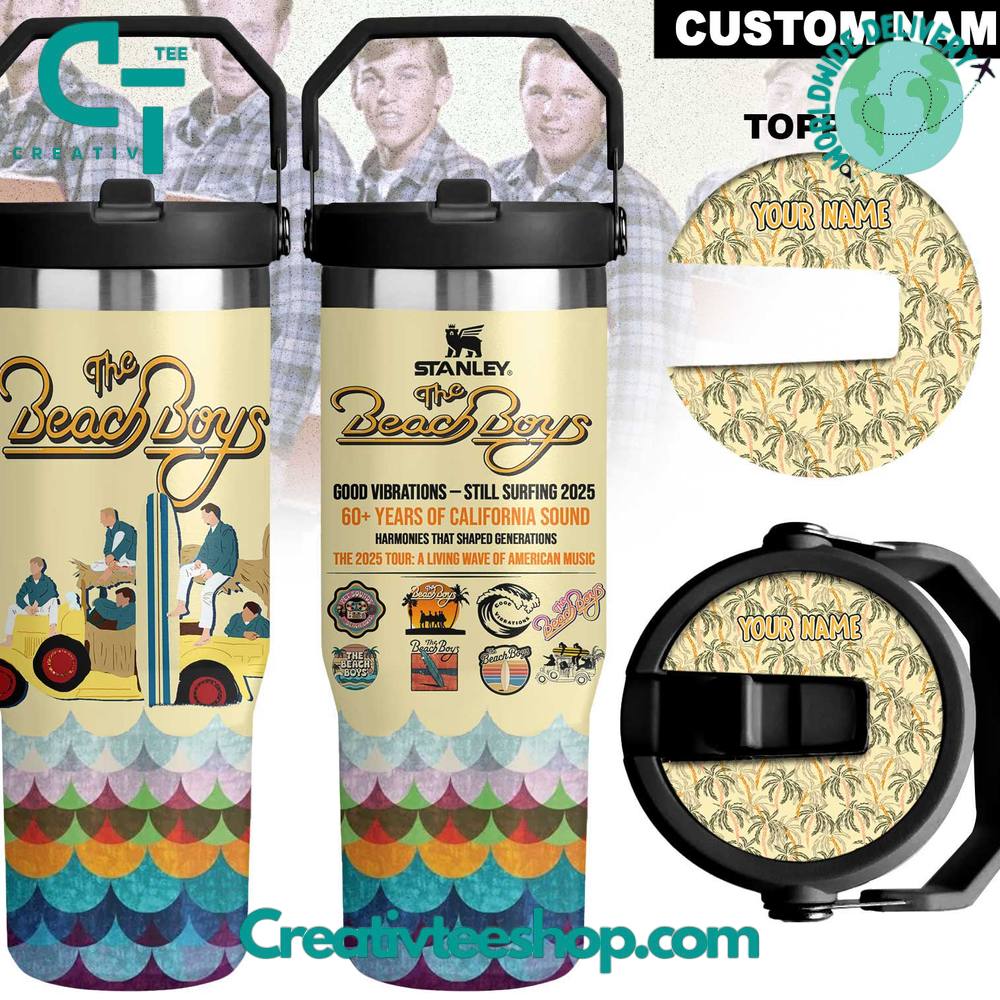 The Beach Boys 30 OZ IceFlow Flip Straw Tumbler
