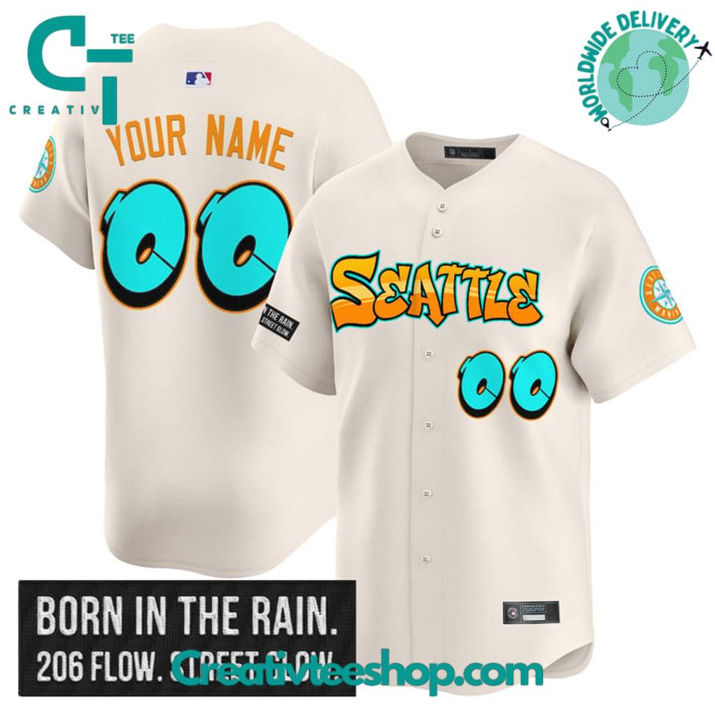 Seattle Mariners ‘Graffiti Emerald Drop Edition’ Special Baseball Jersey