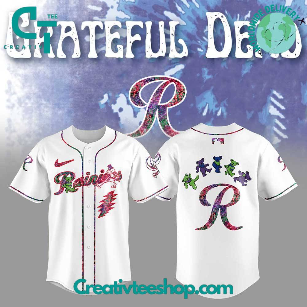 Tacoma Rainiers Grateful Dead Night Special Baseball Jersey