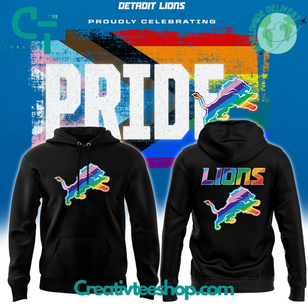 Detroit Lions Happy Pride Month 2025 Special Hoodie