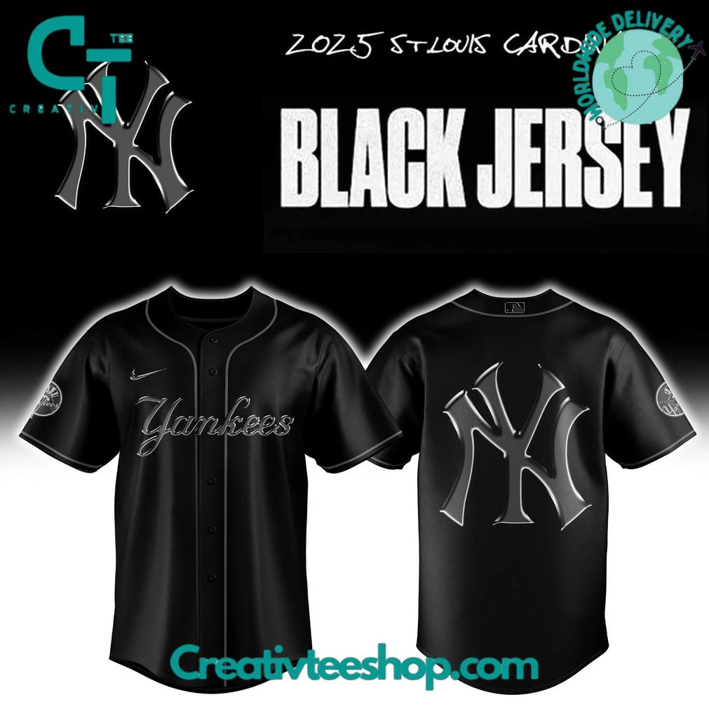 New York Yankees “Back to Black” Special Baseball Jersey