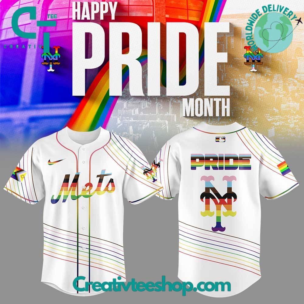 New York Mets Happy Pride Month Jersey Special Baseball Jersey